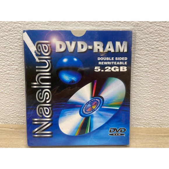 Nashua Other - Nashua DVD-RAM Type I Double Sided Rewriteable 5.2 GB New Sealed